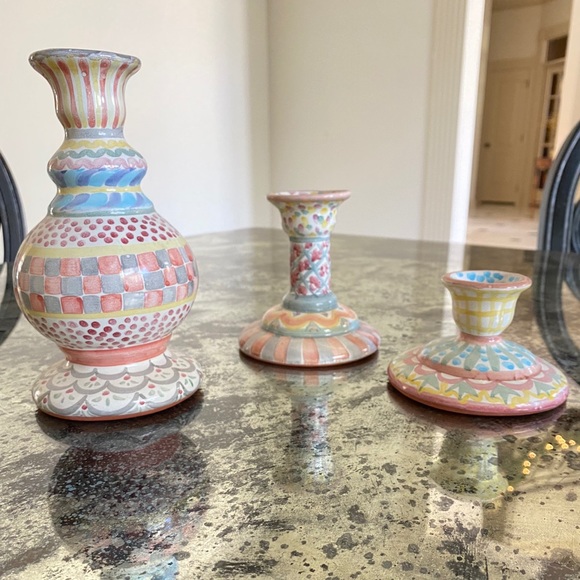 Mackenzie Childs 3 piece set